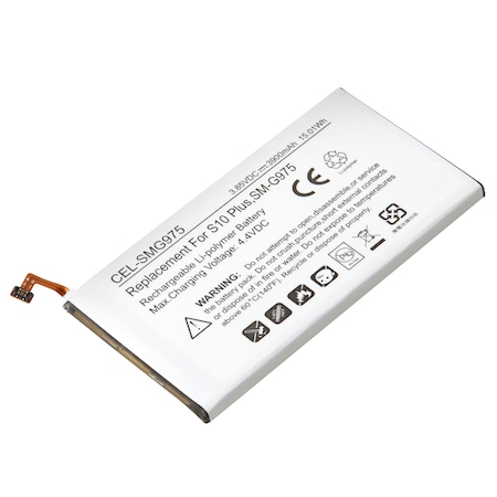 Ultralast Cell Phone Battery, Samsung Galaxy S10 Plus, SM-G975, EB-BG975 ABU CEL-SMG975
